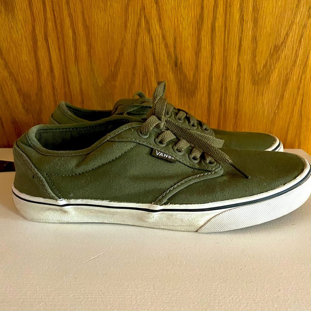 Army green Vans